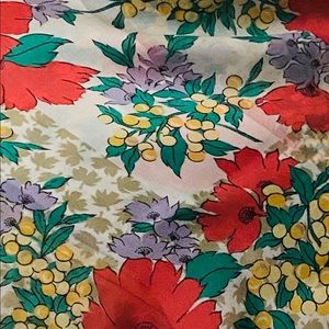Vintage Floral Scarf/Very Soft
